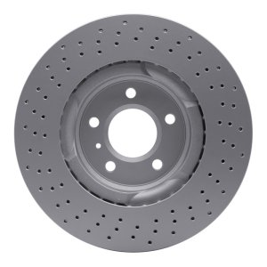 Pontiac Grand Prix Brake Rotor (1) - Front - R1 Concepts - GeoSPEC Coated Rotor - Drilled - `05-`08